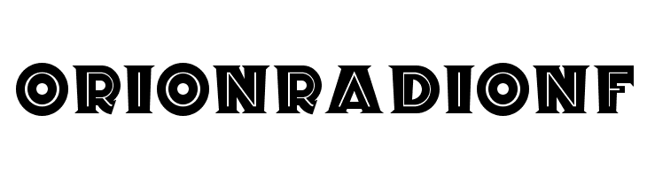 OrionRadioNF  Скачать бесплатные шрифты