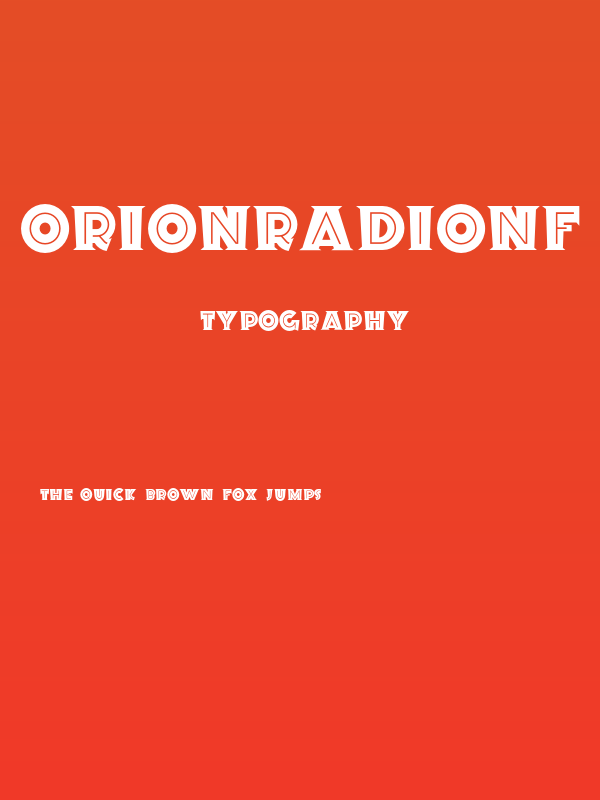 OrionRadioNF Poster