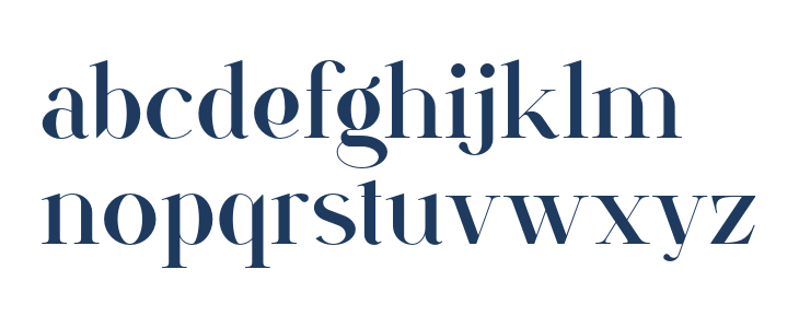Orivian Demo Regular Lowercase