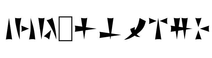 Ork Glyphs  免费字体下载