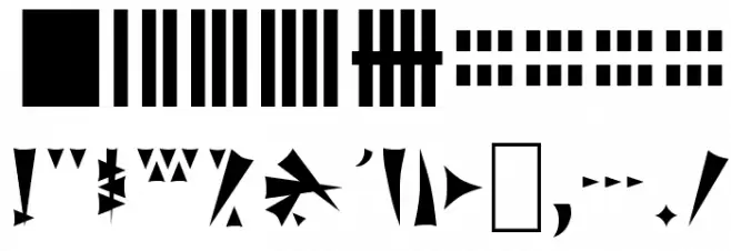Ork Glyphs Font OTHER CHARS