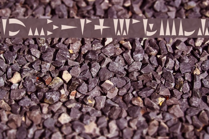 Ork Glyphs Font examples