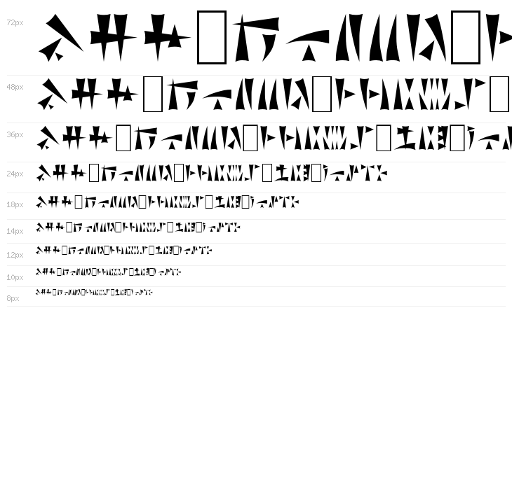 Ork Glyphs Waterfall