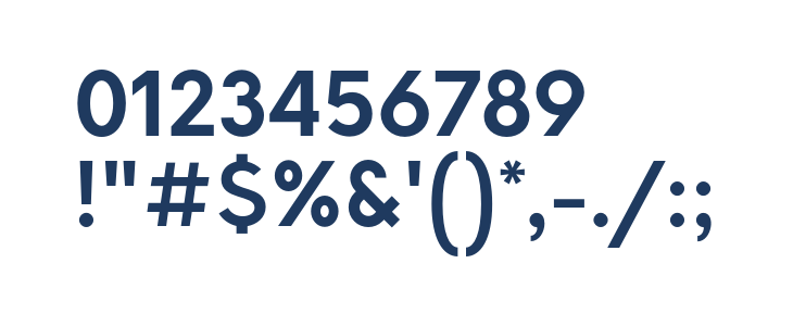 Orkney Bold Other Characters