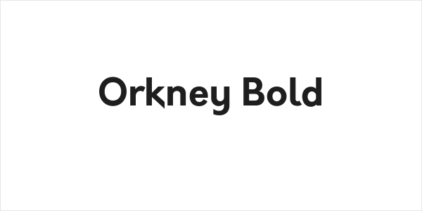 Orkney Bold Logo