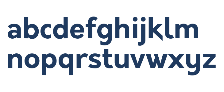 Orkney Bold Lowercase