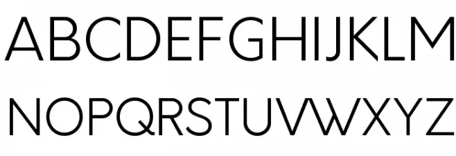 Orkney-Light Шрифта ВЕРХНИЙ