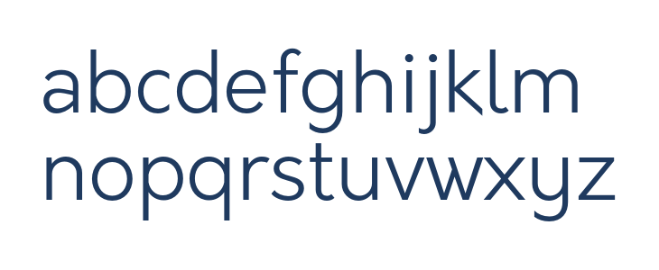 Orkney-Light Lowercase