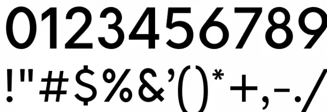 Orkney-Medium Font OTHER CHARS