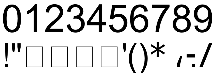 Orkun Regular Font OTHER CHARS