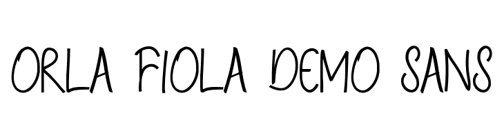 Orla Fiola Demo Sans  नि: शुल्क फ़ॉन्ट्स डाउनलोड