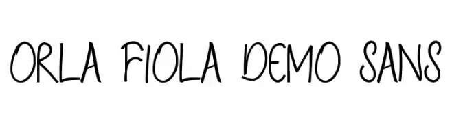 Orla Fiola Demo Sans  لخطوط تنزيل