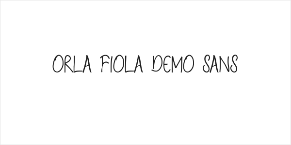 Orla Fiola Demo Sans Logo
