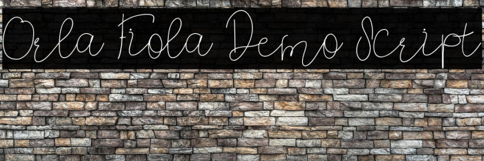 Orla Fiola Demo Script Example 2