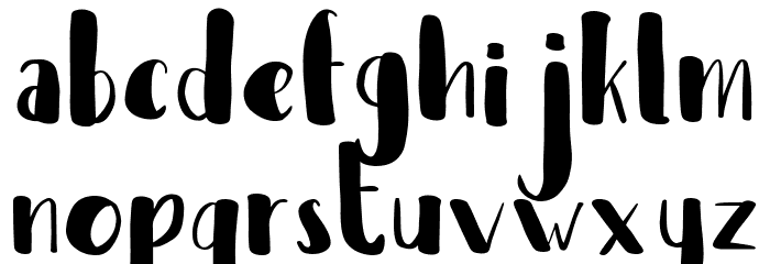 Orlaf Font LOWERCASE