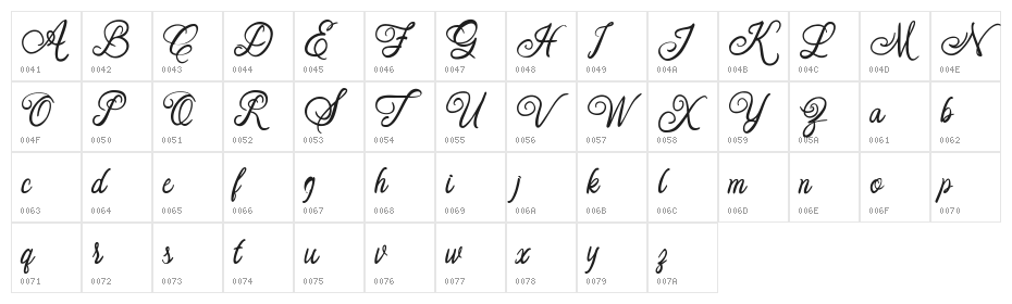 Orlandia FREE Character Map