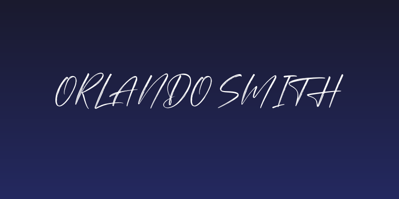 Orlando Smith Social Header