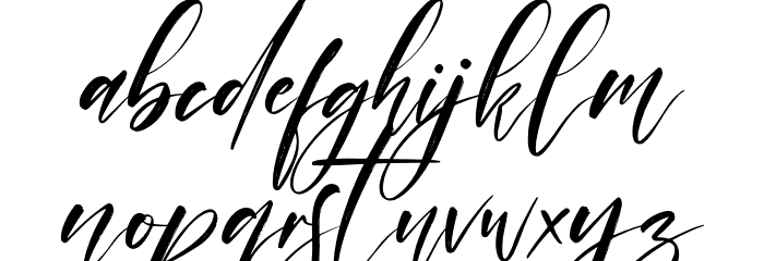 Orlando Smith Font LOWERCASE