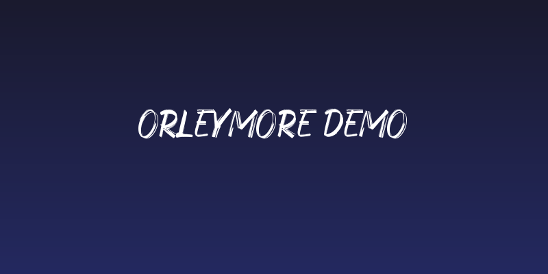 Orleymore Demo Social Header