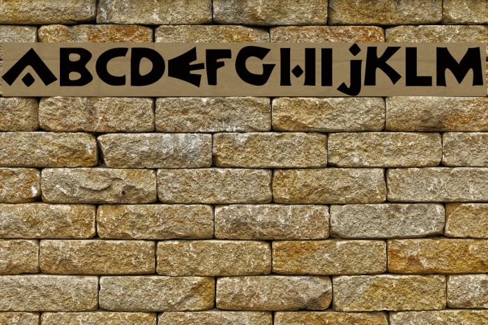 Orlock Demo Schriftart examples