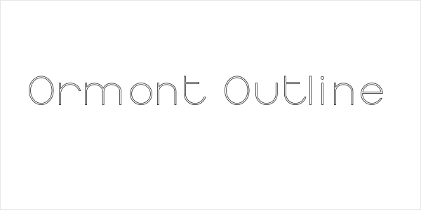 Ormont Outline Logo
