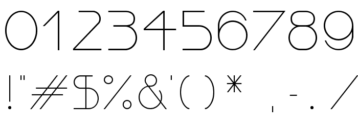 OrmontLight Font OTHER CHARS