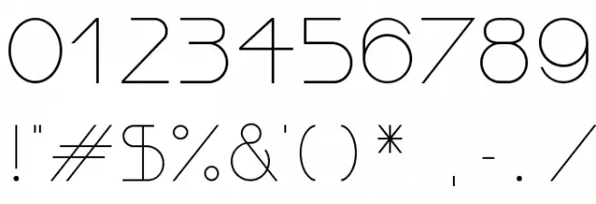 OrmontLight Font OTHER CHARS