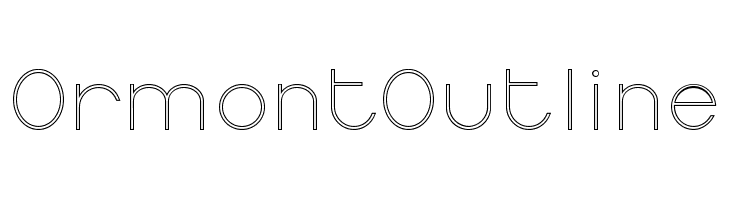 OrmontOutline Font