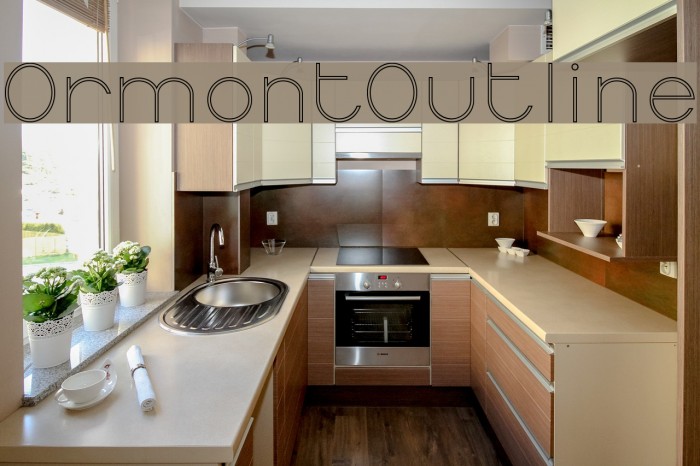 OrmontOutline Font examples