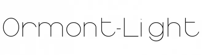 Ormont_Light  les polices de caractères gratuit tlcharger