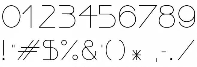 Ormont_Light Font OTHER CHARS