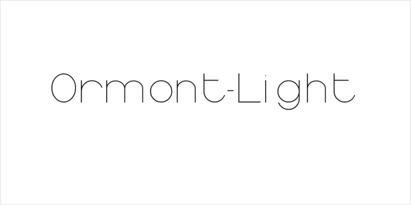 Ormont_Light Logo