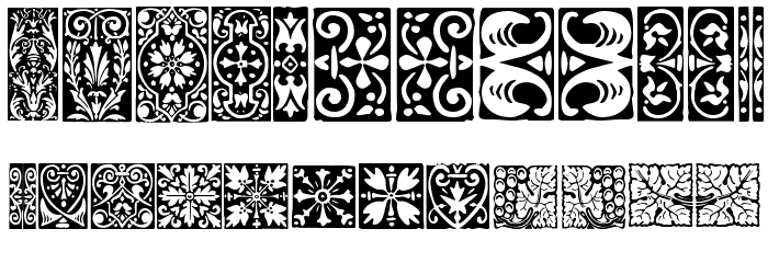 Orna 3 Font LOWERCASE