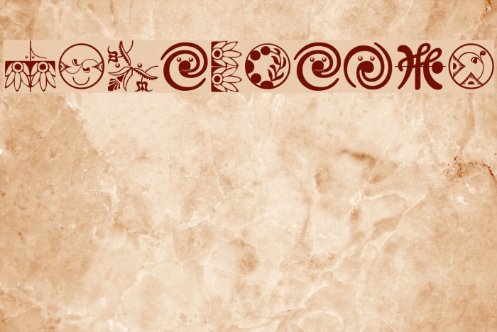 OrnaMFaces Font examples