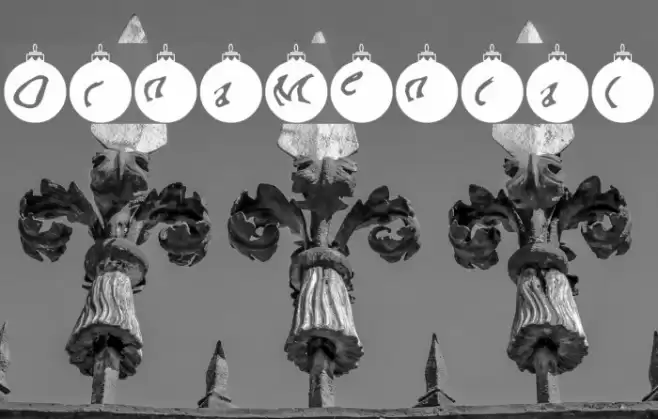 OrnaMental Font examples