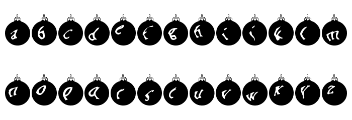 OrnaMental Font LOWERCASE