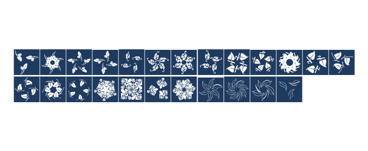 OrnaRosettes Lowercase