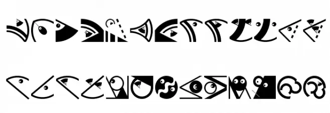 OrnamFacesMK Font Litere mari