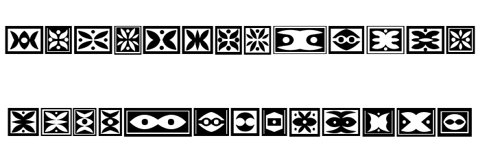 Ornament Borders Regular Font OTHER CHARS