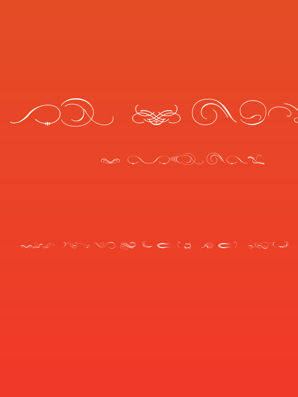 Ornament ScrollsAndFlorishes Poster