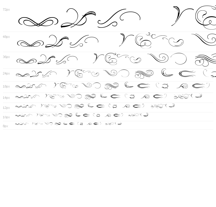 Ornament ScrollsAndFlorishes Waterfall