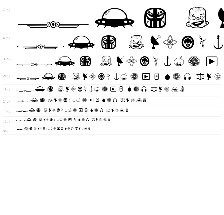 Ornament mix Waterfall