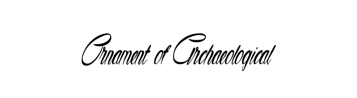 Ornament of Archaeological  免费字体下载