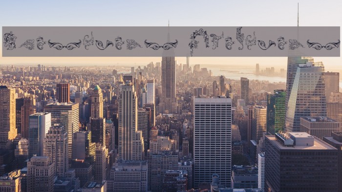 Ornamenta Monumenta Font examples