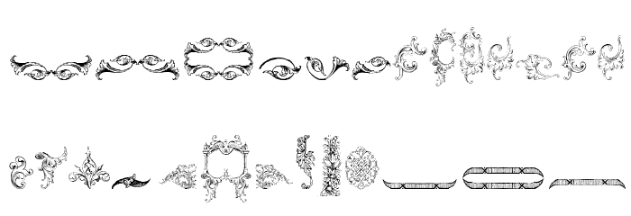 Ornamenta Monumenta Font LOWERCASE