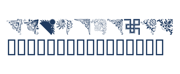 Ornamental Corners Other Characters