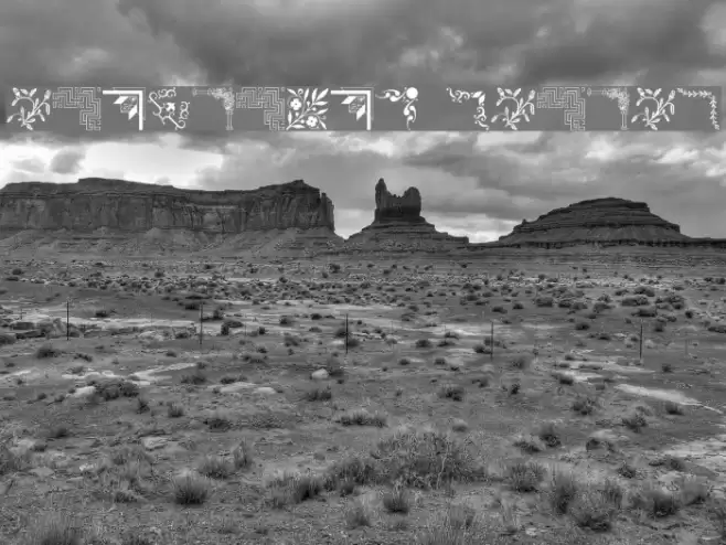 Ornamental Corners Font examples