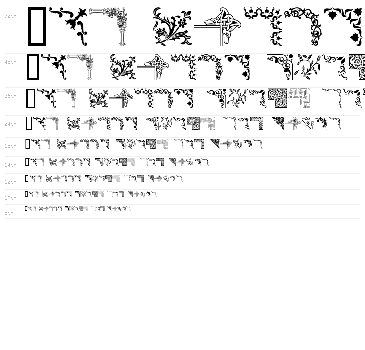 Ornamental Corners Waterfall