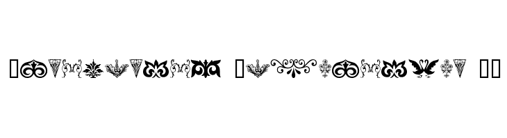 Ornamental Decoration II  font caratteri gratis