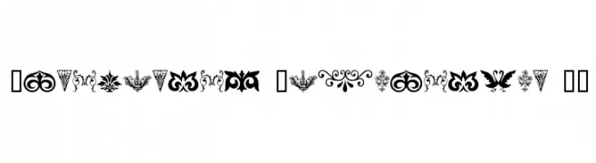 Ornamental Decoration II  Frei Schriftart Herunterladen